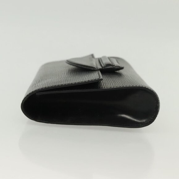LOUIS VUITTON Epi Chaillot Clutch Bag Black M52542 LV Auth th6301 - Picture 4 of 16
